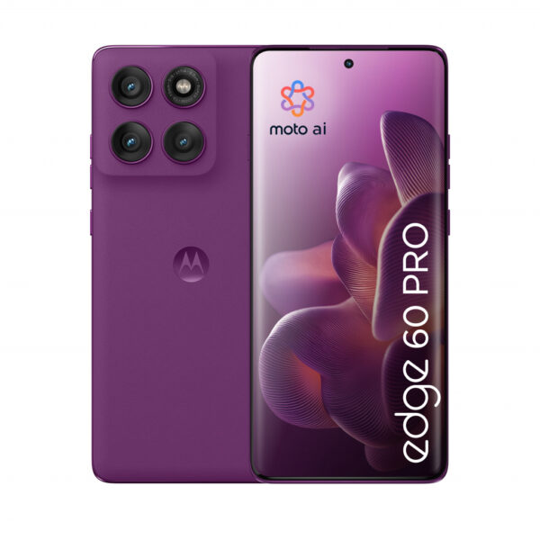 Motorola edge 60 pro 16,9 cm (6.67") Dual SIM Android 15 5G USB Type-C 12 GB 512 GB 6000 mAh Paars - Afbeelding 2