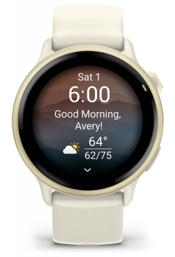 Garmin vívoactive 6 3,05 cm (1.2") AMOLED 42 mm Digitaal 390 x 390 Pixels Touchscreen Wit Wifi GPS - Afbeelding 4