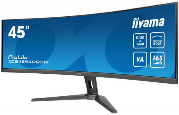 iiyama G-MASTER 45"LCD Curved Bus. UWQHD computer monitor 114,3 cm (45") 5120 x 1440 Pixels Dual QHD LED Zwart - Afbeelding 10