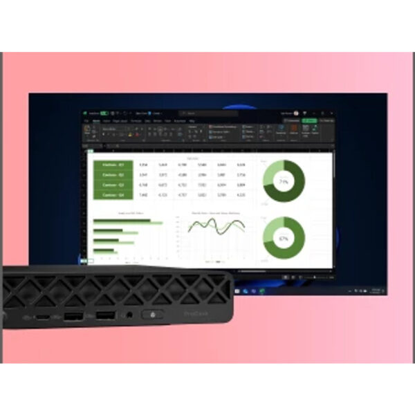 HP ProDesk 4 Mini G1i AI Intel Core Ultra 5 235T 16 GB DDR5-SDRAM 512 GB SSD Windows 11 Pro Mini PC AI PC Zwart - Afbeelding 4