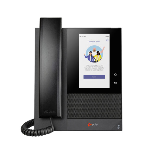 Poly CCX 400 Business Media Phone voor Microsoft Teams met PoE-ondersteuning