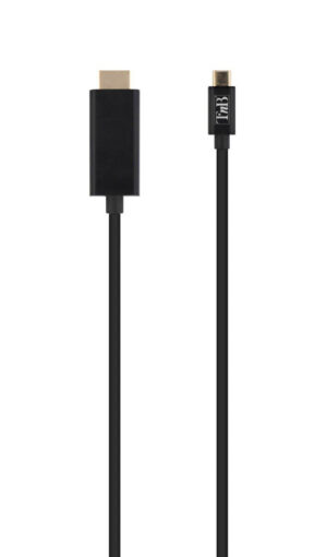 T'nB HDMIUSBC video kabel adapter 2 m HDMI Type A (Standaard) USB Type-C Zwart