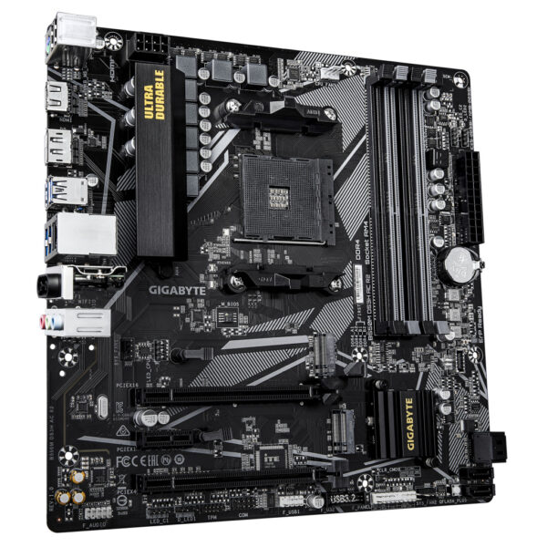 GIGABYTE B550M DS3H AC R2 moederbord AMD B550 Socket AM4 micro ATX - Afbeelding 3