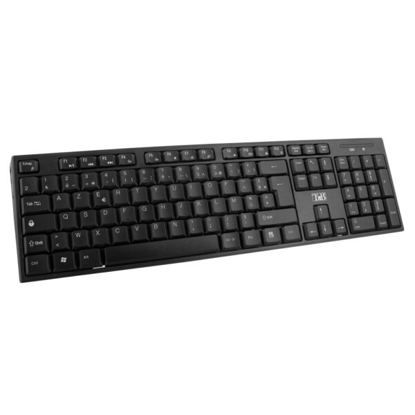 T'nB KBWBK toetsenbord Universeel RF Draadloos AZERTY Frans Zwart - Afbeelding 3