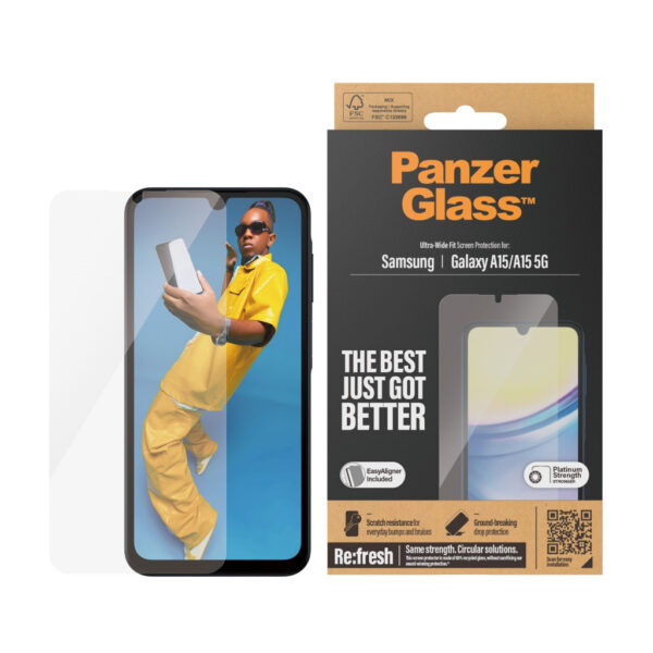 PanzerGlass 7349 scherm- & rugbeschermer voor mobiele telefoons Doorzichtige schermbeschermer Samsung 1 stuk(s) - Afbeelding 3