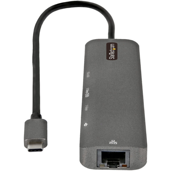 StarTech.com USB C Multiport Adapter - USB-C naar 4K 60Hz HDMI 2.0, 100W Power Delivery Pass-through, SD/MicroSD, 2-Port USB 3.0 - Afbeelding 3