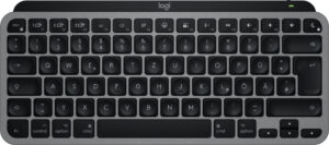 Logitech MX Keys Mini For Mac toetsenbord Thuis/Werk Bluetooth QWERTZ Duits Zwart, Grijs