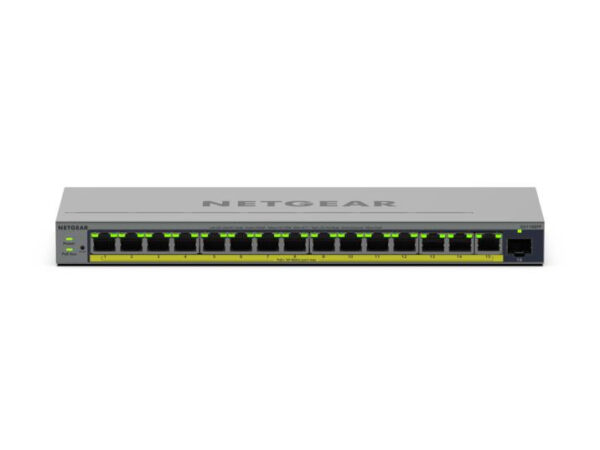 NETGEAR GS116EPP Managed L2/L3 Gigabit Ethernet (10/100/1000) Power over Ethernet (PoE) Grijs - Afbeelding 5