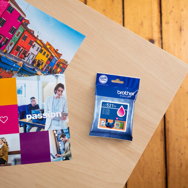 Brother LC521M inktcartridge 1 stuk(s) Origineel Magenta - Afbeelding 4