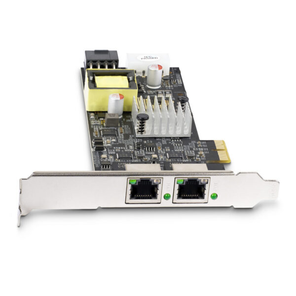 StarTech.com 2-Port 2.5Gbps NBASE-T PoE Netwerkkaart, Dual Intel I225-V, 802.3af/at PoE+ Multi-Gigabit NIC, PCI Express Server L - Afbeelding 3