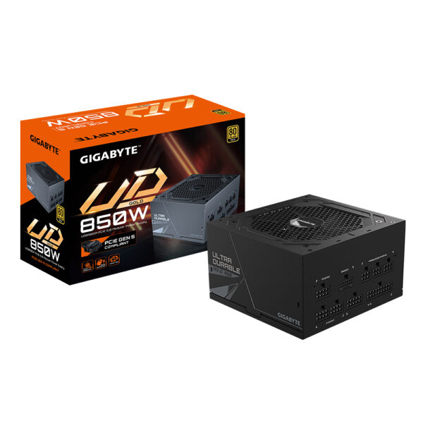 GIGABYTE GP-UD850GM PG5 power supply unit 850 W 20+4 pin ATX ATX Zwart - Afbeelding 7