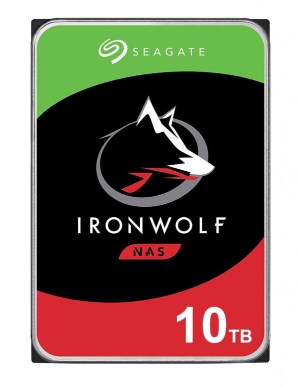 Seagate IronWolf ST10000VN000 interne harde schijf 10 TB 7200 RPM 256 MB 3.5" SATA III