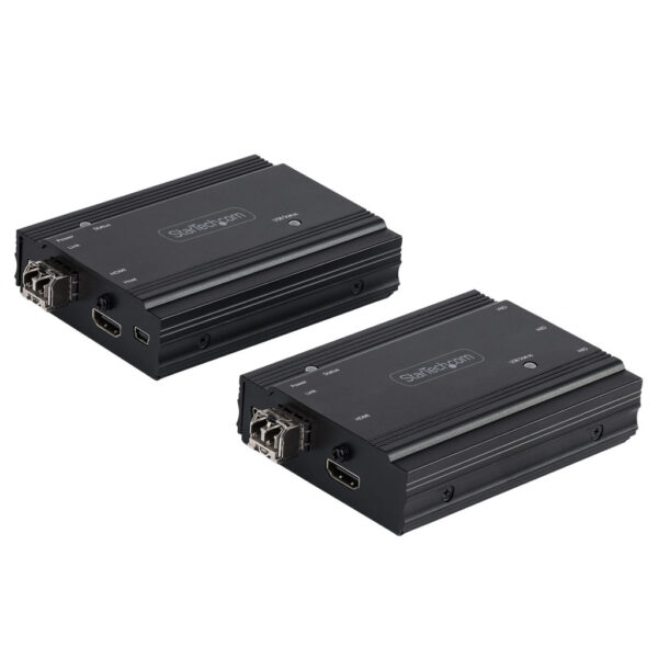 StarTech.com 4K HDMI KVM Extender over Glasvezel/FIber, HDMI Video & USB Remote KVM Switch/Console Extender tot 300m (MultiMode)