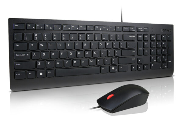 Lenovo 4X31R64400 toetsenbord Inclusief muis Universeel USB Amerikaans Engels Zwart - Afbeelding 2