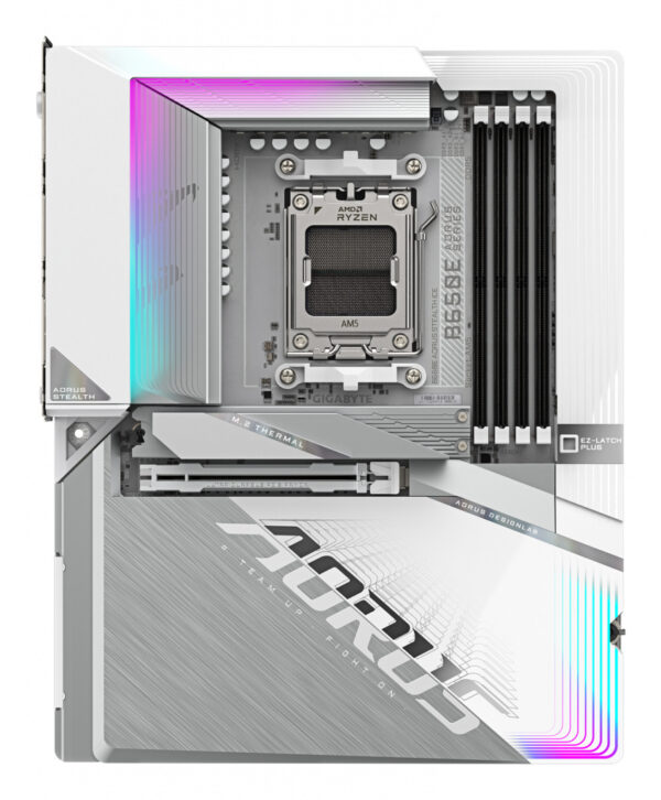 GIGABYTE B650E AORUS STEALTH ICE moederbord AMD B650 Socket AM5 ATX - Afbeelding 2