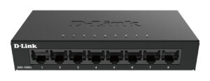 D-Link DGS-108GL Unmanaged Gigabit Ethernet (10/100/1000) Zwart