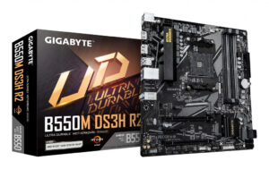 GIGABYTE B550M DS3H R2 moederbord AMD B550 Socket AM4 micro ATX