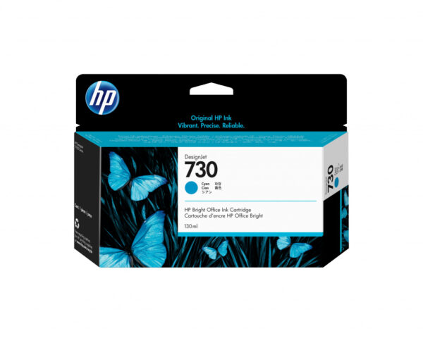 HP 730 cyaan DesignJet inktcartridge, 130 ml