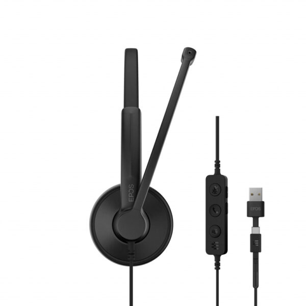 EPOS 1001419 hoofdtelefoon/headset Bedraad Hoofdband Kantoor/callcenter USB Type-C / USB Type-A Zwart - Afbeelding 8