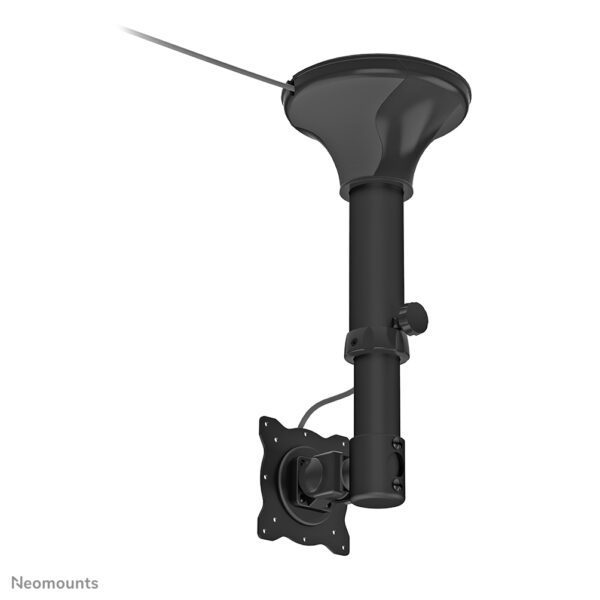 Neomounts FPMA-C025BLACK Monitor/TV-beugel plafond 10-30" - h 37-47 cm - kantelbaar - Afbeelding 6