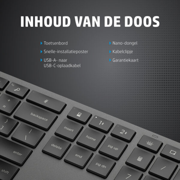 HP 975 dual-mode draadloos toetsenbord - Afbeelding 3