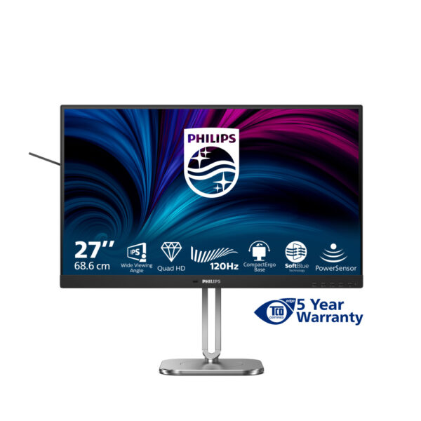Philips 4000 series 27B2N4500/00 computer monitor 68,6 cm (27") 2560 x 1440 Pixels Quad HD LCD Grijs - Afbeelding 13