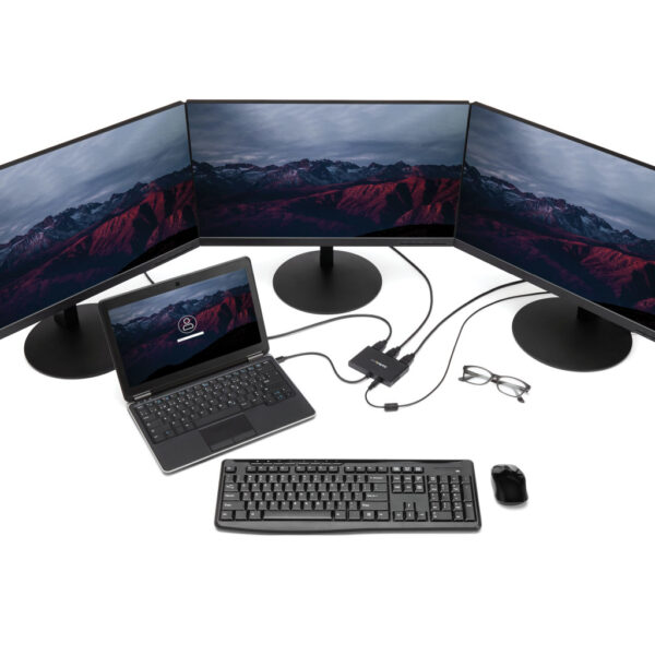 StarTech.com Multi monitor adapter en splitter Mini DisplayPort naar 3x HDMI MST Hub - Afbeelding 4