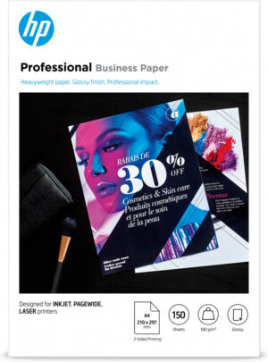 HP professioneel, multifunctioneel, glanzend FSC-papier 180 gsm-150 vel/A4/210 x 297 mm