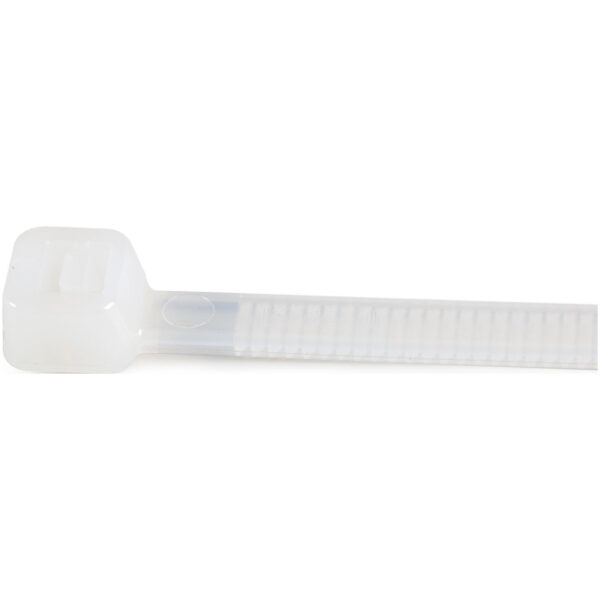 StarTech.com 25 cm Witte Kabelbinders 4 mm Breed, 68 mm Bundeldiameter, 22 kg Treksterkte Zelfsluitende Snelbinders uit Nylon m - Afbeelding 3