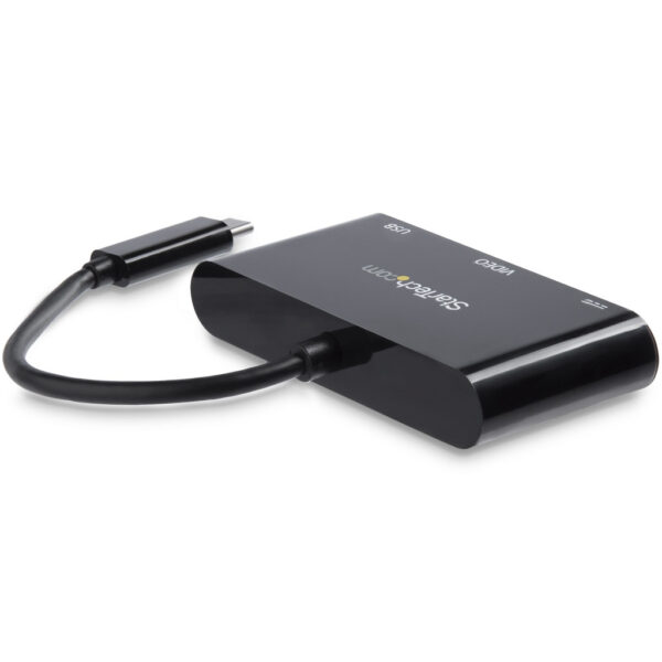 StarTech.com USB-C naar VGA multifunctionele adapter met Power Delivery en USB-A poort - Afbeelding 3