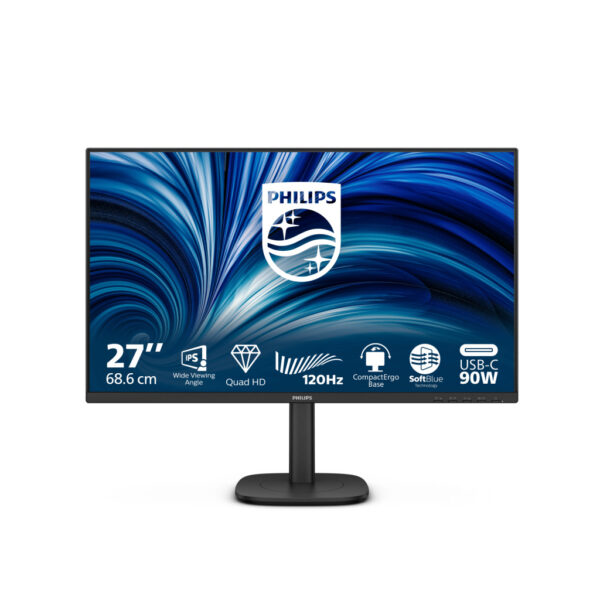 Philips 3000 series 27B2U3601/00 computer monitor 68,6 cm (27") 2560 x 1440 Pixels Quad HD LCD Zwart - Afbeelding 2