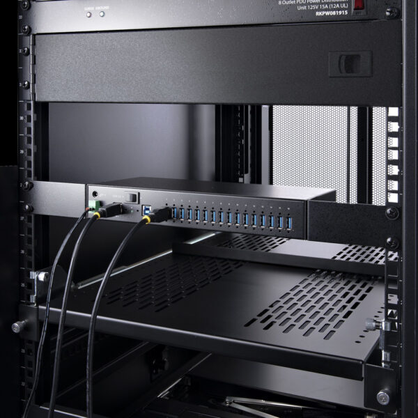 StarTech.com 16-Port Industrial USB 3.0 Hub, 5Gbps, Staal, DIN/Wand/Rack Monteerbaar, ESD Beveiliging, Terminal Block Voeding, - Afbeelding 9