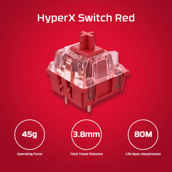 HyperX Alloy Origins PBT HX Red - Mechanical Gaming Keyboard - Afbeelding 13