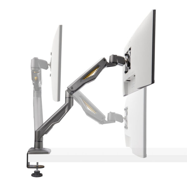 StarTech.com Single Monitor Arm voor Bureau, Tot 32" Scherm, Max 10kg, VESA 75x75/100x100, C-Klem, Volledig Scharnierend, Arm me - Afbeelding 5