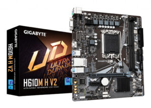 GIGABYTE H610M H V2 moederbord Intel H610 Express LGA 1700 micro ATX