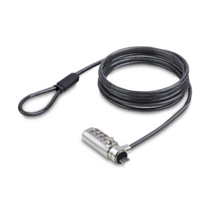 StarTech.com Nano Compatibel Laptop Kabelslot, 1,5m Slim Lock Laptop Beveiligingskabel, Anti-Diefstal Slot voor Laptop/Notebook