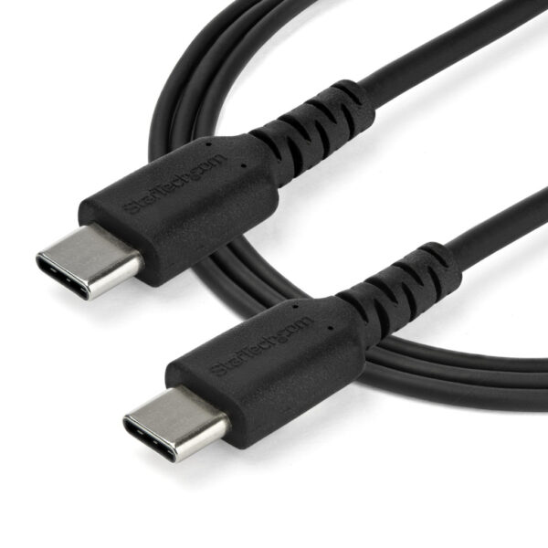 StarTech.com 2m USB-C Laadkabel, Robuuste Fast Charge & Sync Type C Kabel, 60W (3A) PD, USB 2.0, TPE Mantel en Aramidevezels - Z - Afbeelding 4
