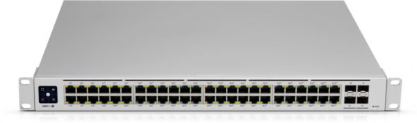 Ubiquiti UniFi USW-PRO-48 netwerk-switch Managed L2/L3 Gigabit Ethernet (10/100/1000) 1U Zilver