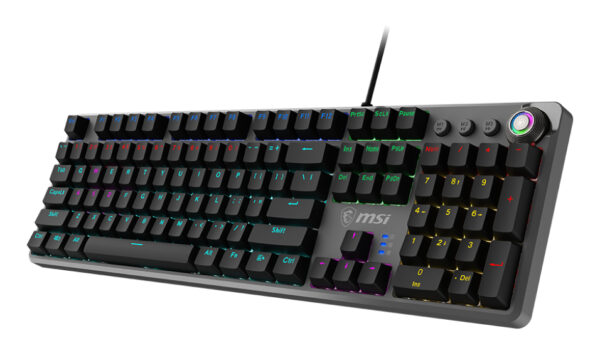 MSI FORGE GK310 toetsenbord Gamen USB QWERTY US International Zwart