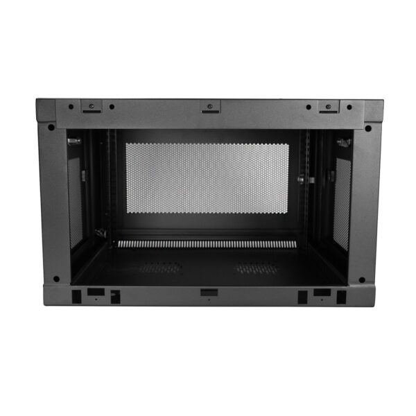 StarTech.com 2 Post 6U Wandmonteerbare Netwerkkast met 1U Schap, 19" Scharnierende Patchkast voor Data/AV/Electronica/Computer A - Afbeelding 3