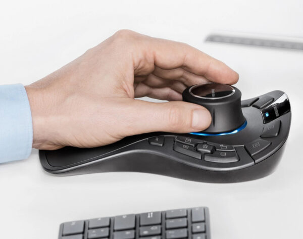 3Dconnexion SpaceMouse Pro Wireless – BLUETOOTH muis Kantoor 6DoF - Afbeelding 4