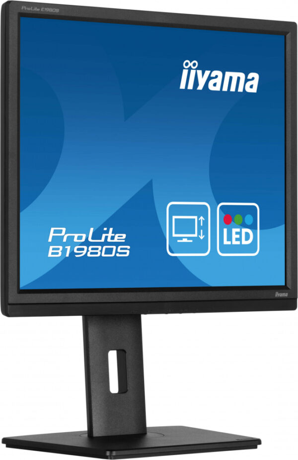 iiyama ProLite B1980S-B1 computer monitor 48,3 cm (19") 1280 x 1024 Pixels VGA LED Zwart - Afbeelding 2