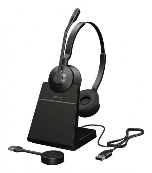 Jabra Engage 55 SE Headset Draadloos Hoofdband Kantoor/callcenter Zwart