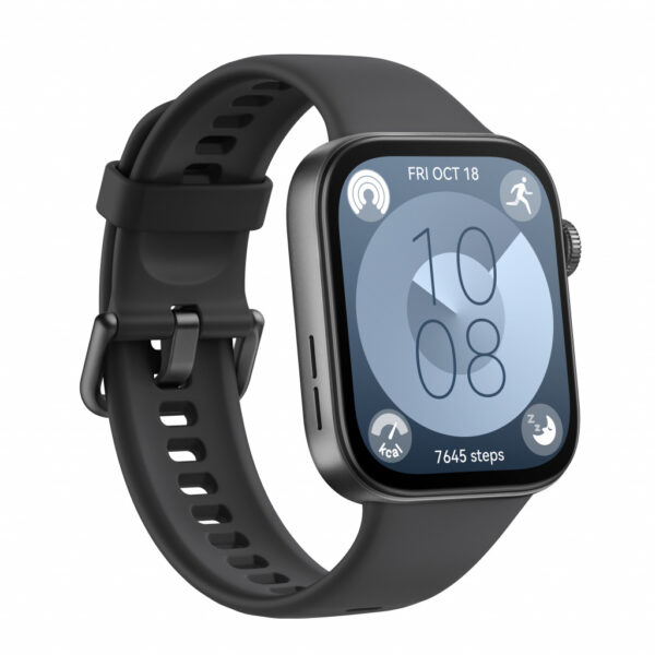 Huawei WATCH Fit 3 4,62 cm (1.82") AMOLED 43.2 mm Digitaal 408 x 480 Pixels Touchscreen Zwart Wifi GPS - Afbeelding 2
