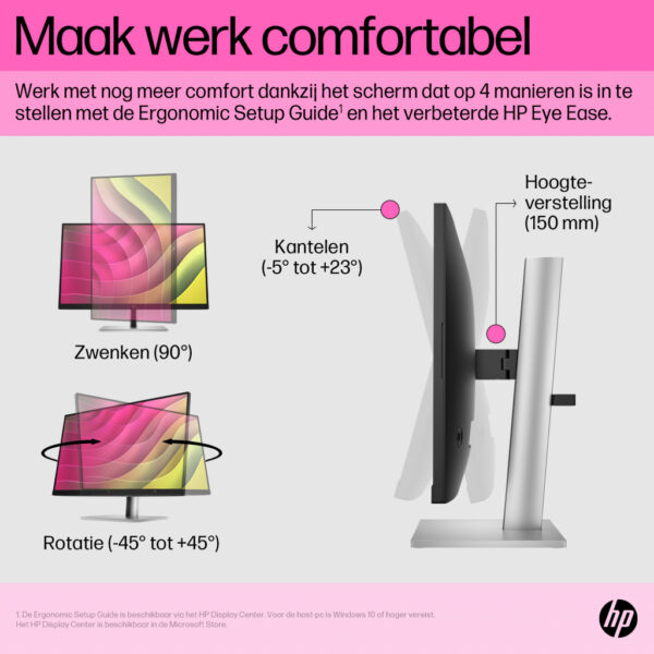 HP E24t G5 FHD Touch Monitor - Afbeelding 12