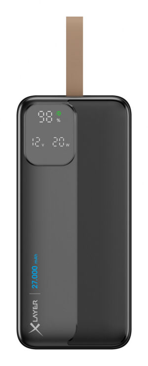 XLayer 220549 powerbank Lithium-Polymeer (LiPo) 27000 mAh Zwart
