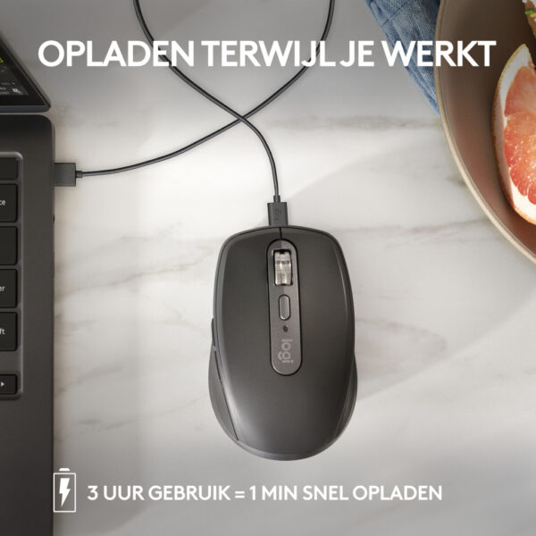 Logitech 910-006930 muis Kantoor Rechtshandig RF-draadloos + Bluetooth Laser 8000 DPI - Afbeelding 7