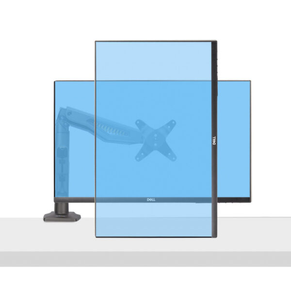 StarTech.com Single Monitor Arm voor Bureau, Tot 32" Scherm, Max 10kg, VESA 75x75/100x100, C-Klem, Volledig Scharnierend, Arm me - Afbeelding 4