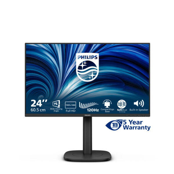 Philips 3000 series 24B2N3200J/00 computer monitor 60,5 cm (23.8") 1920 x 1080 Pixels Full HD LCD Zwart