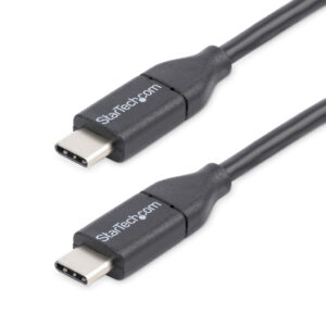 StarTech.com 50cm USB-C Laadkabel, Charge & Sync, 60W (3A) PD, USB 2.0, Laptop Type C Laadkabel - Zwarte USB-C Oplaadkabel